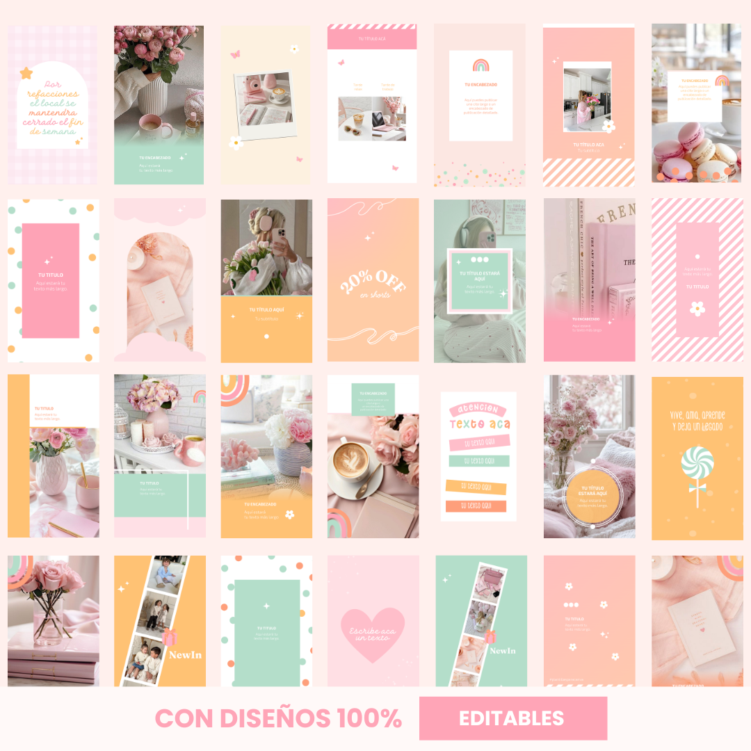 Kit – Tonos pasteles