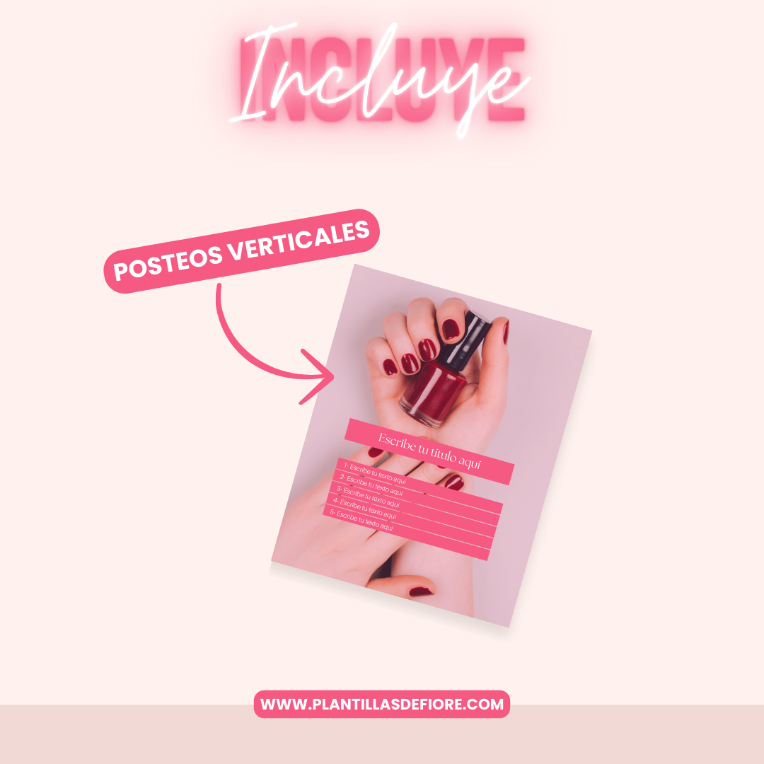 Plantillas Posteos – Manicurista