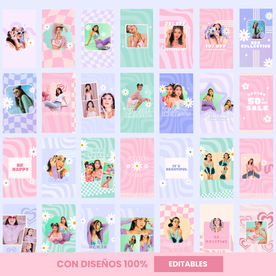 Plantillas Historias – Retro Chic
