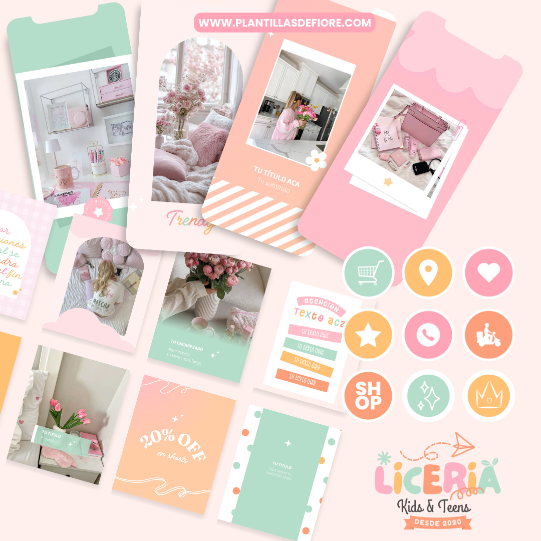 Kit – Tonos pasteles