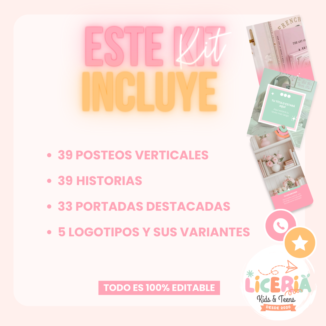 Kit – Tonos pasteles