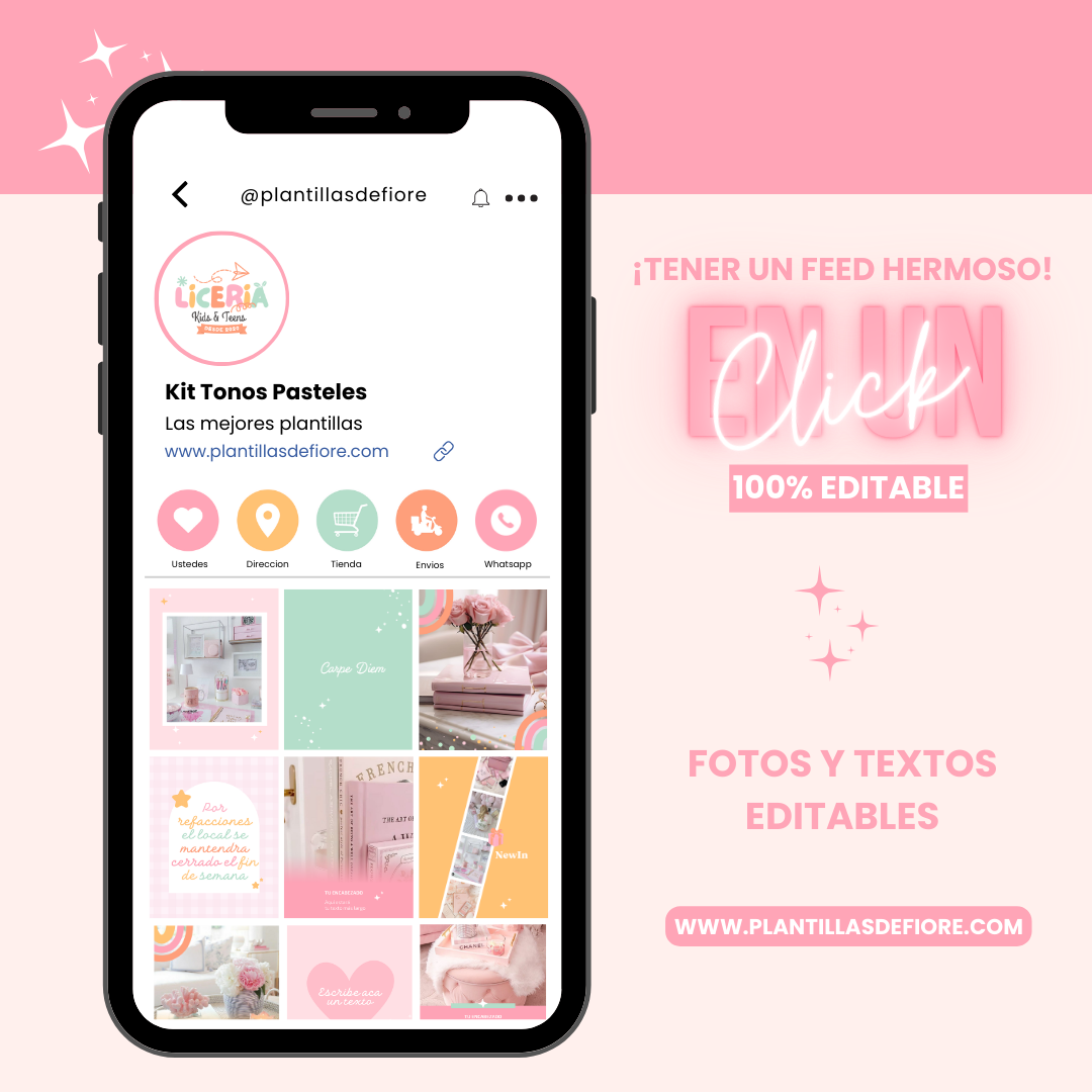 Kit – Tonos pasteles
