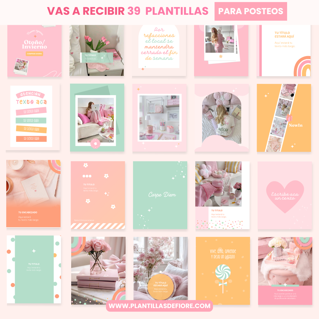 Kit – Tonos pasteles