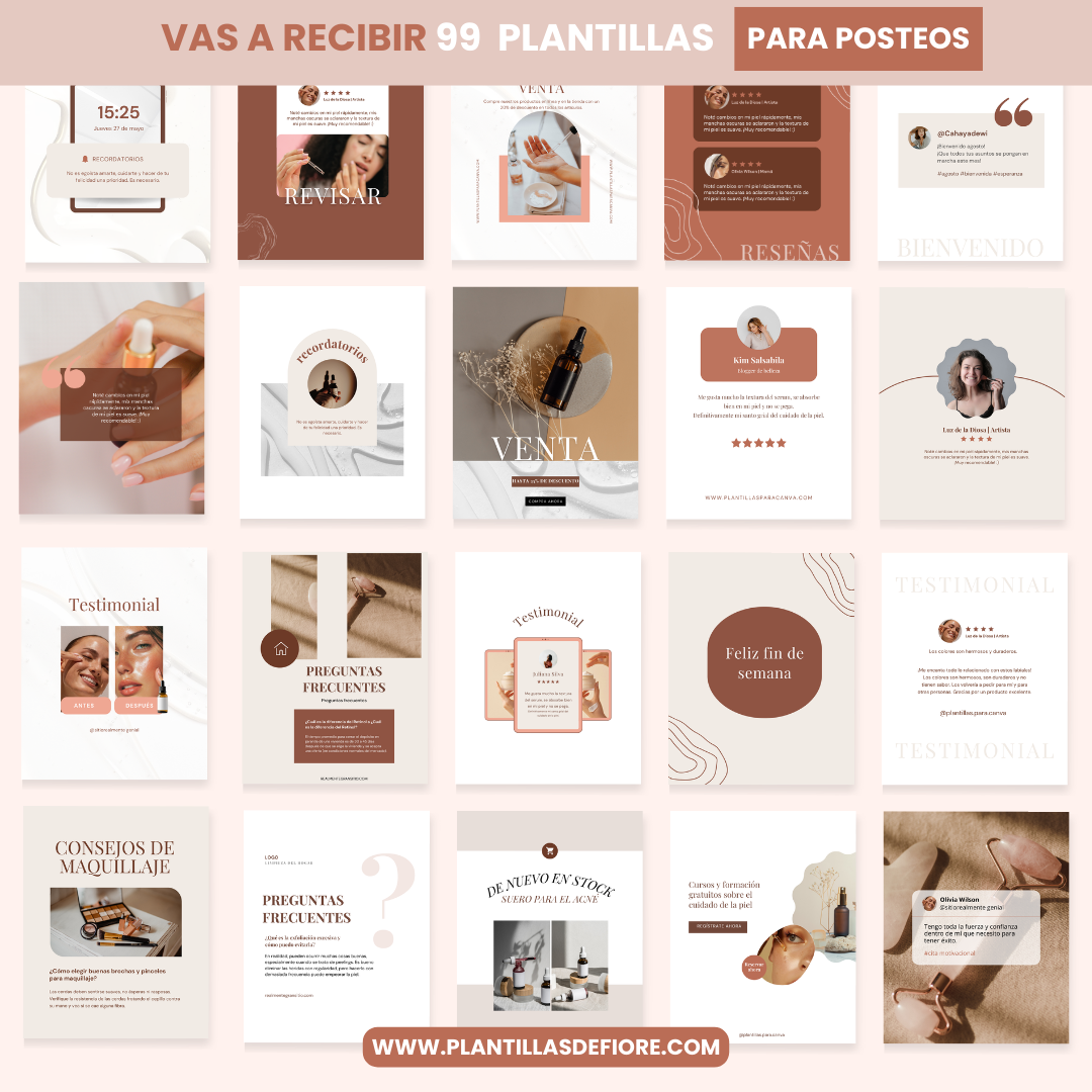 Plantillas Posteos – Estética