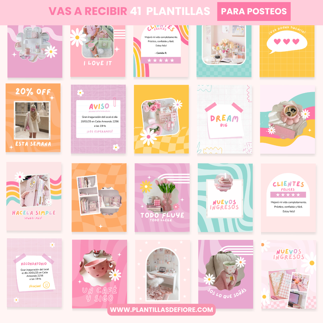 Plantillas Posteos – Allegra