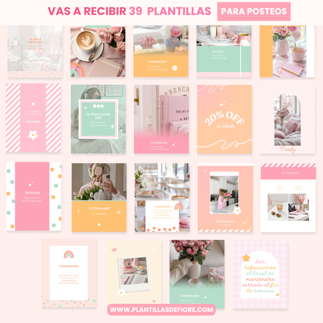 Kit – Tonos pasteles